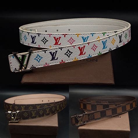 louis vuitton belt beige|louis vuitton belt models.